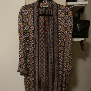 WORN ONCE Alice + Olivia reversible kimono/duster